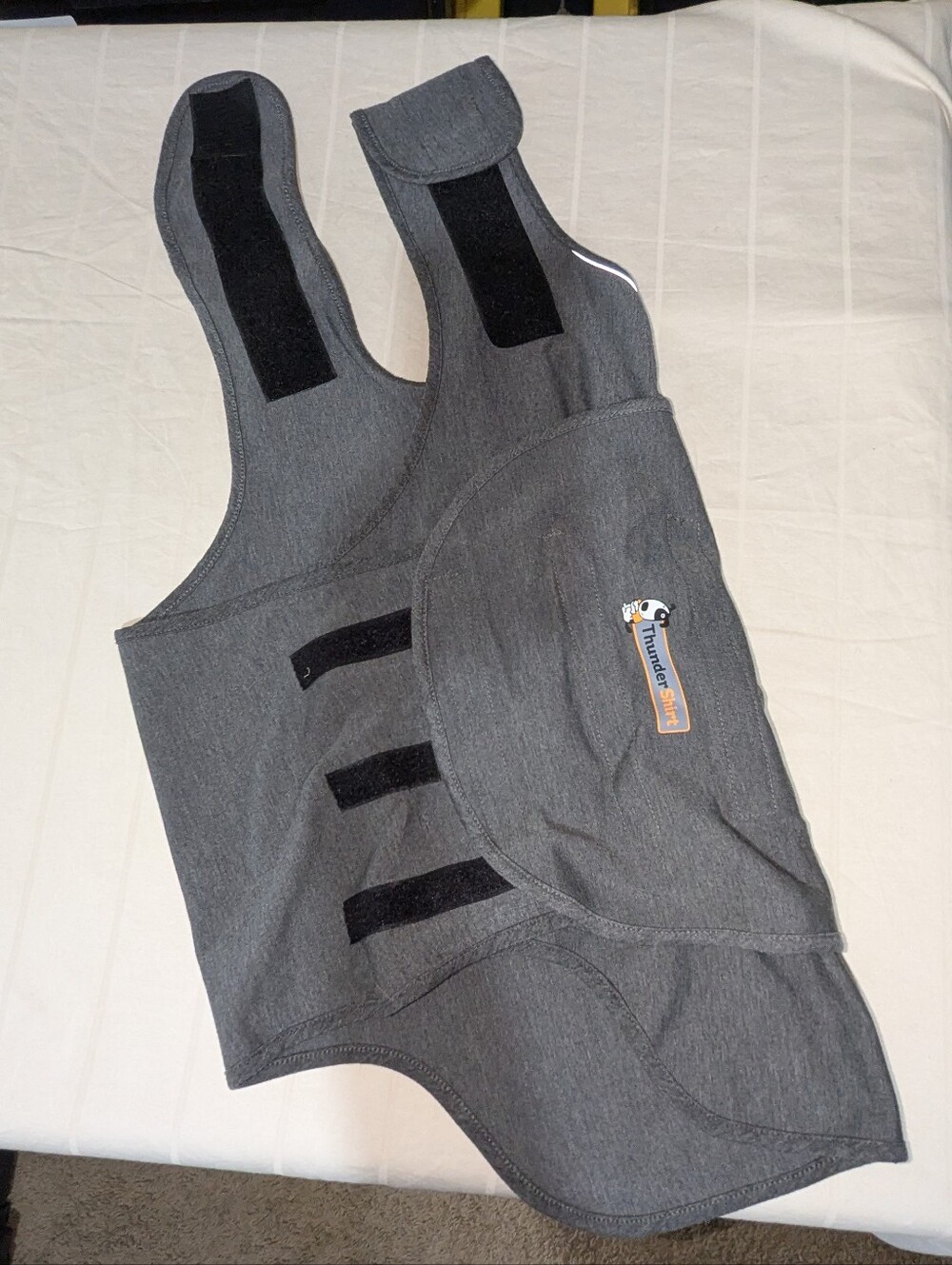 ThunderShirt Anxiety Vest for Dogs β Heather Gray, Size XL - Picture 4 of 9